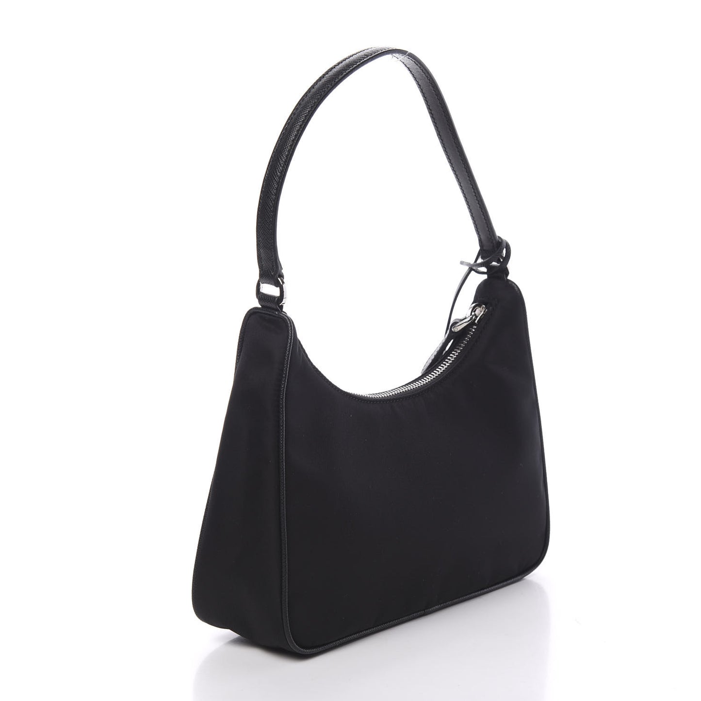 Tessuto Nylon Saffiano Mini Re-Edition 2005 Bag Black