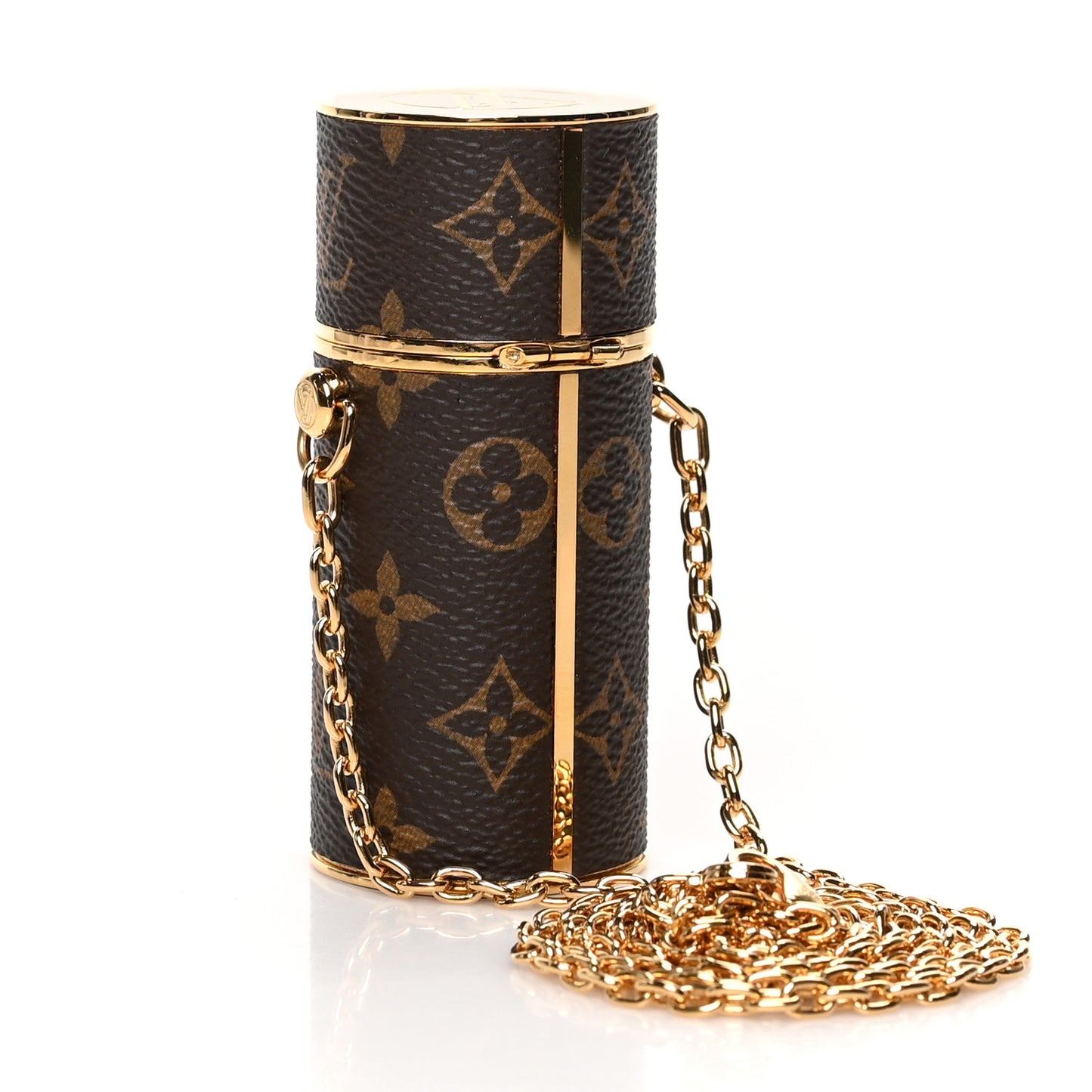 Monogram Chain Lipstick Case