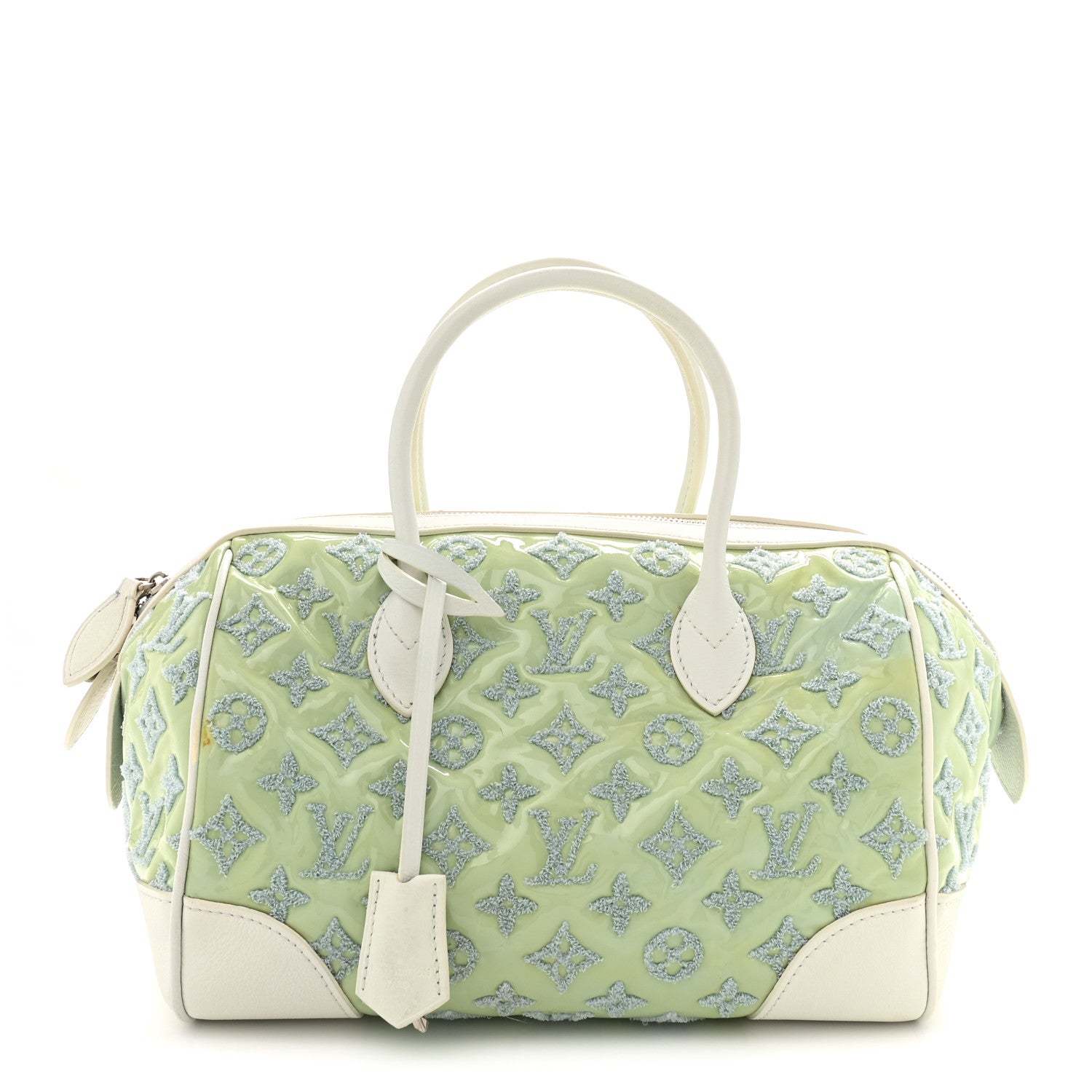 Louis Vuitton Monogram Bouclettes Speedy Round Mint 1 of 11