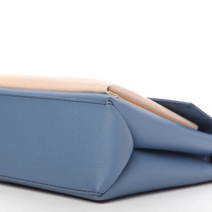 Louis Vuitton Soft Calfskin My Lockme Top Handle Bleuet Vanille 7 of 10