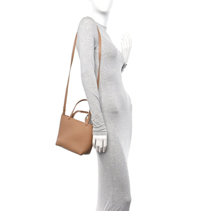 The Row Matte Grained Calfskin Small Park Tote Cinnamon 2 of 10