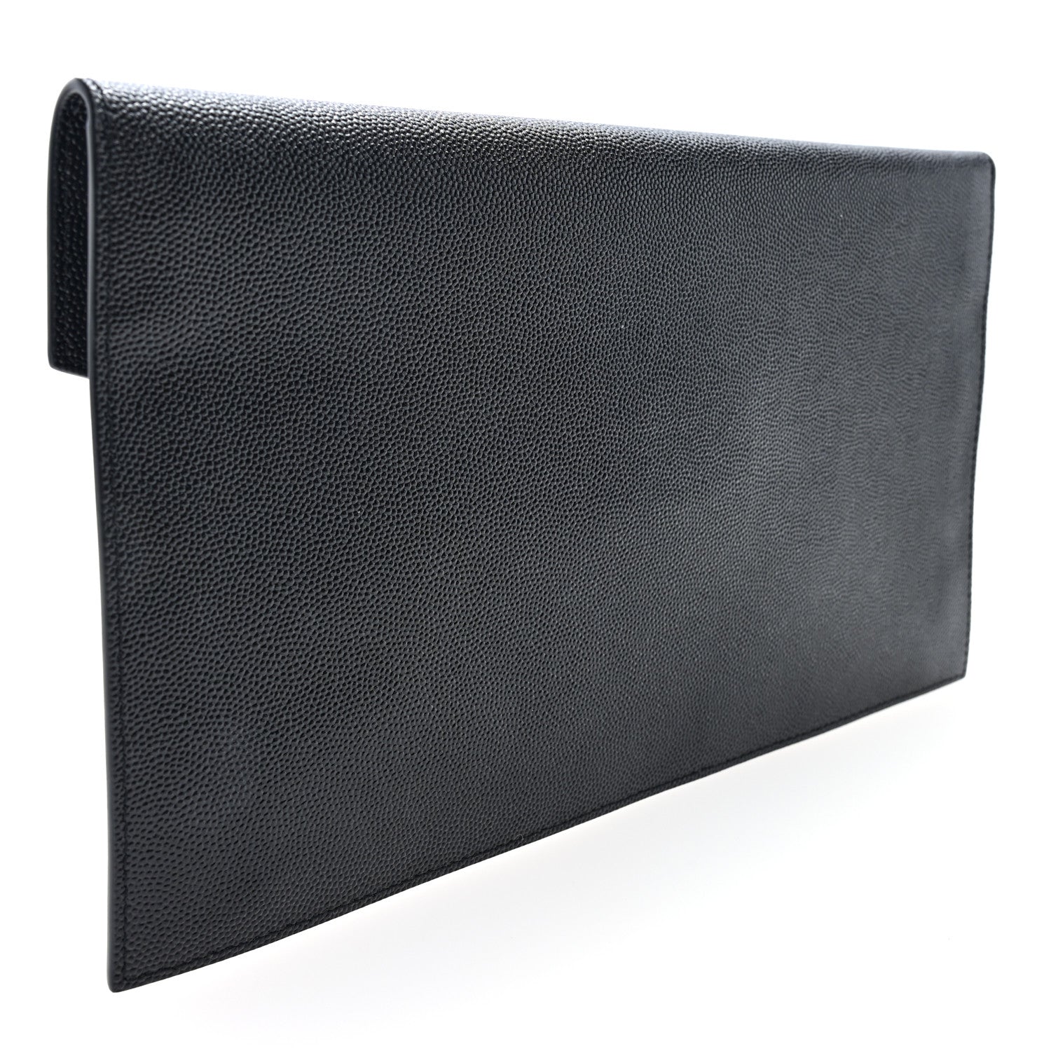 Saint Laurent Grain De Poudre Monogram Uptown Pouch Black 3 of 7