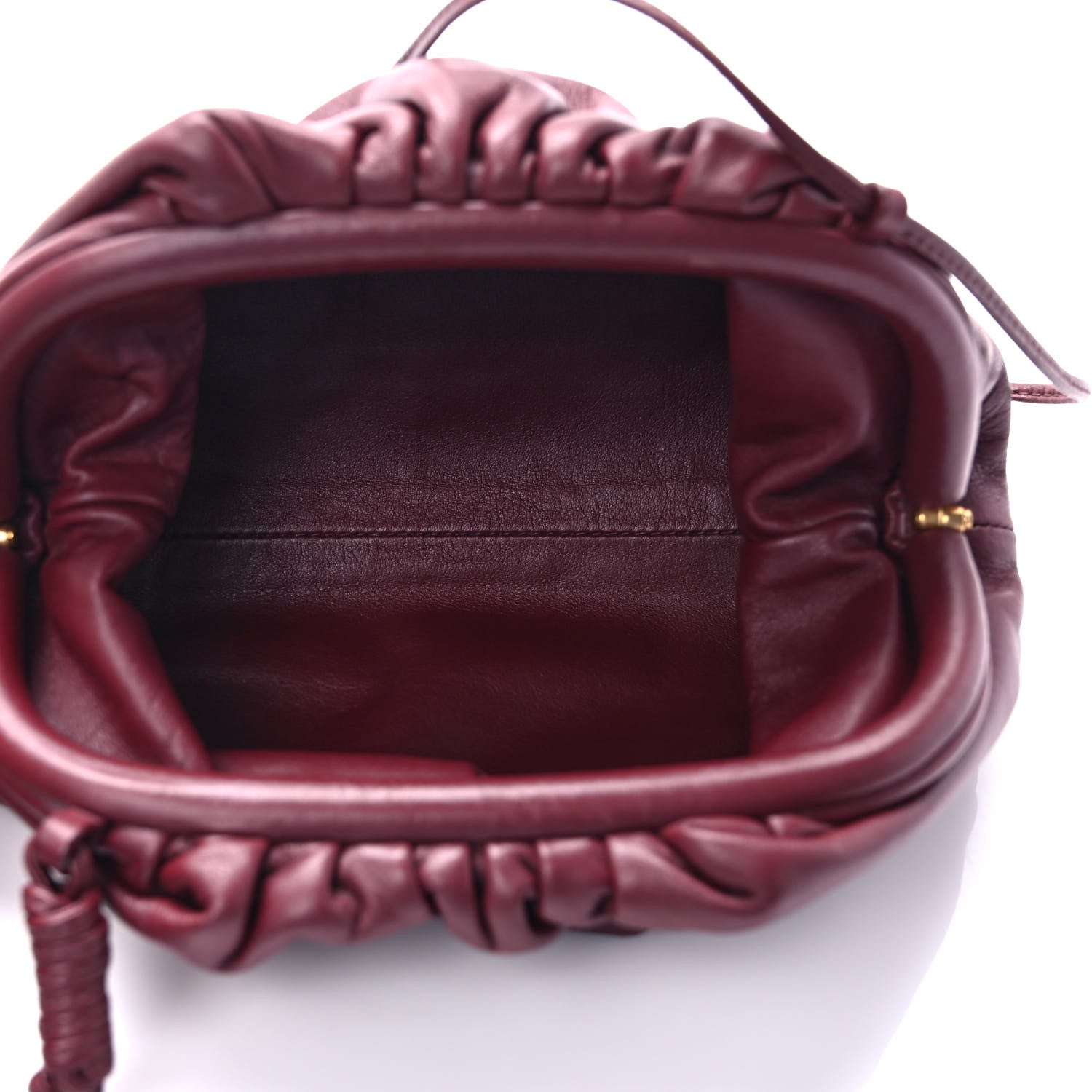 Bottega Veneta Butter Calfskin The Mini Pouch Bordeaux 5 of 8