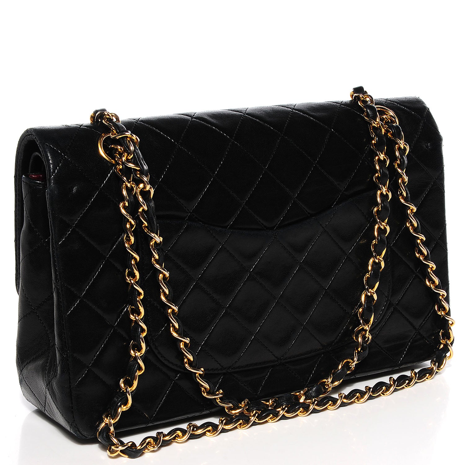 Chanel Lambskin Medium Double Flap Black 3 of 11