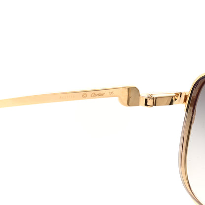 Cartier Panthere De Cartier Sunglasses Gold Black 5 of 8