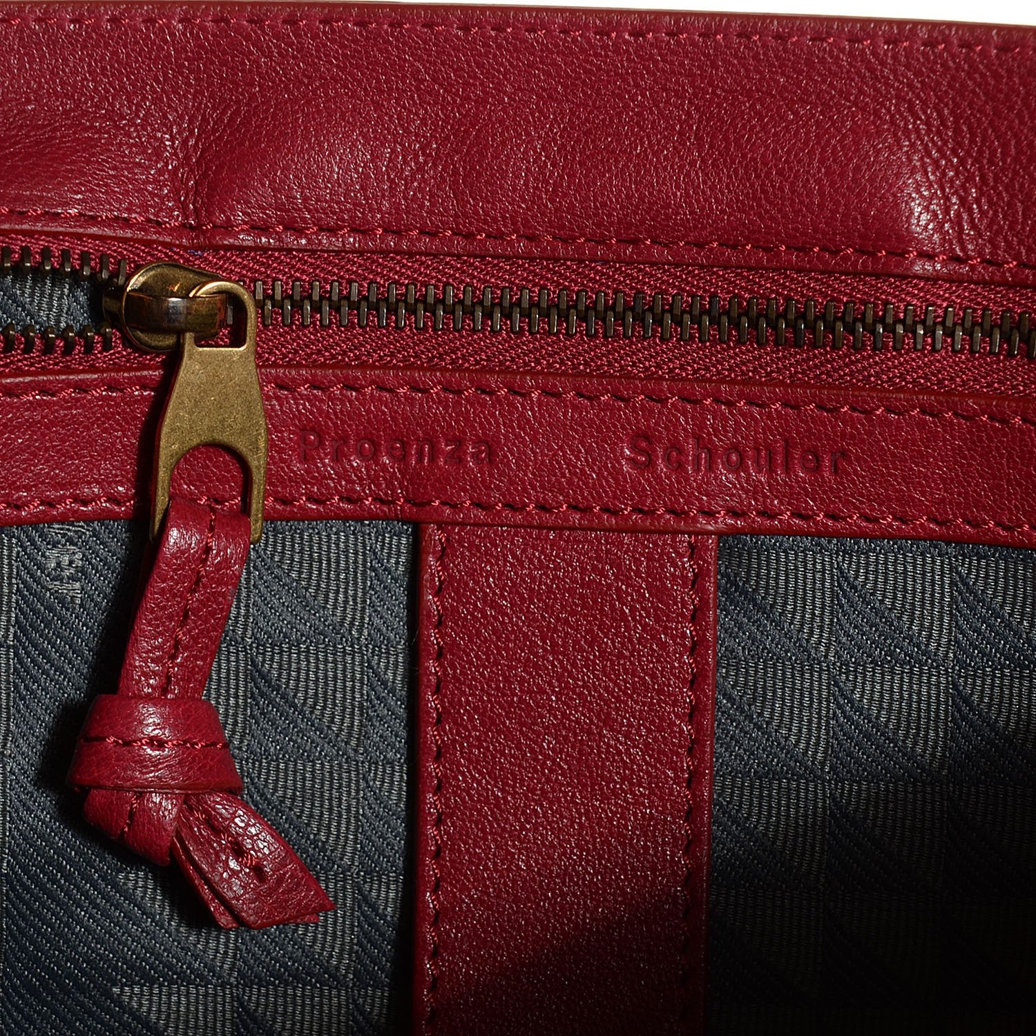 Proenza Schouler Lambskin Medium PS1 Satchel Chianti 8 of 13