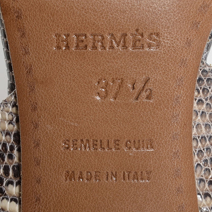 Hermes Lizard Night 70 Sandals Ombre 37.5 4 of 4