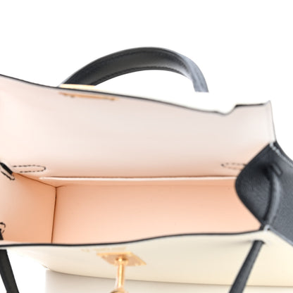 Hermes Epsom Horseshoe Mini Kelly Sellier 20 Craie Black 4 of 8