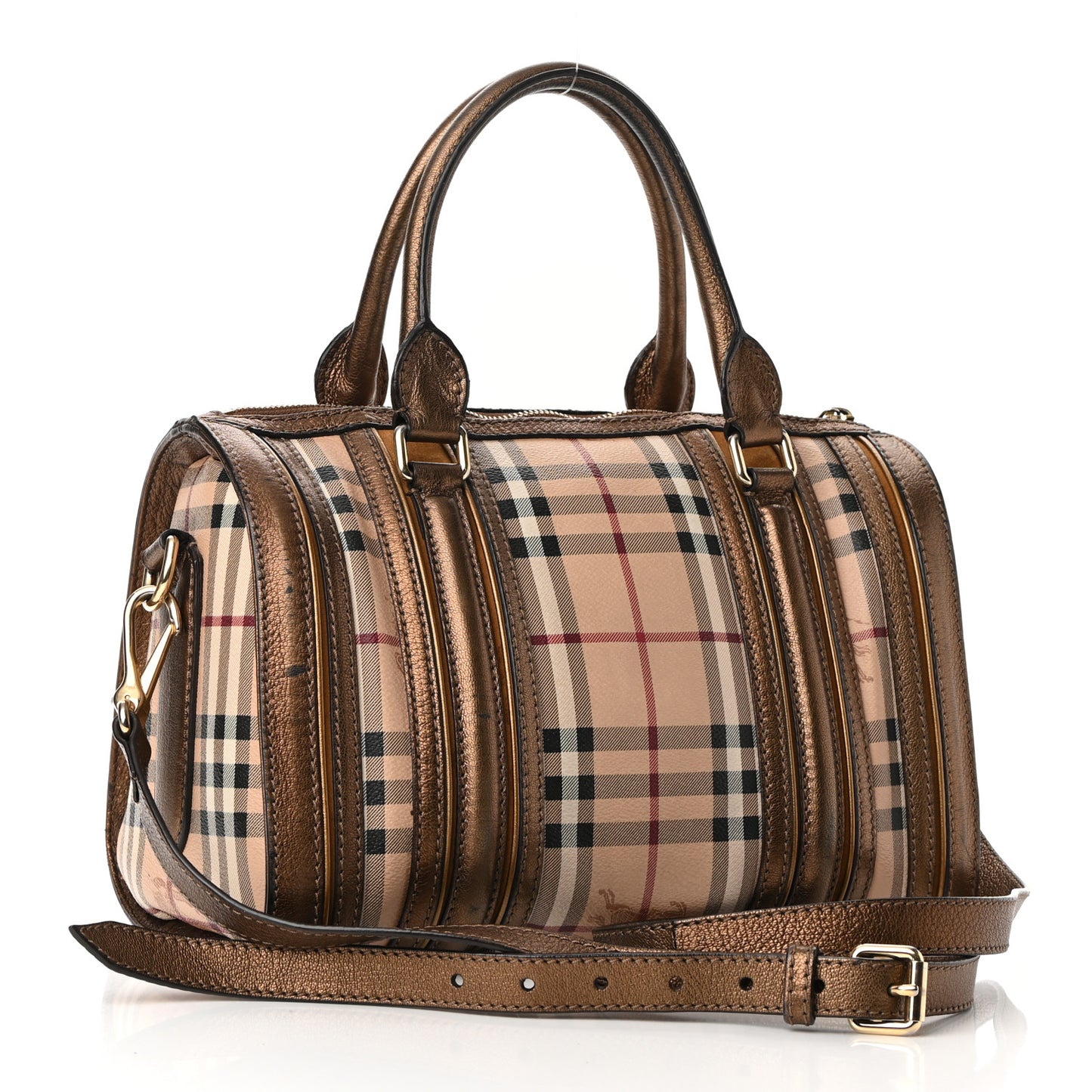 Haymarket Check Medium Alchester Bowling Bag Bronze
