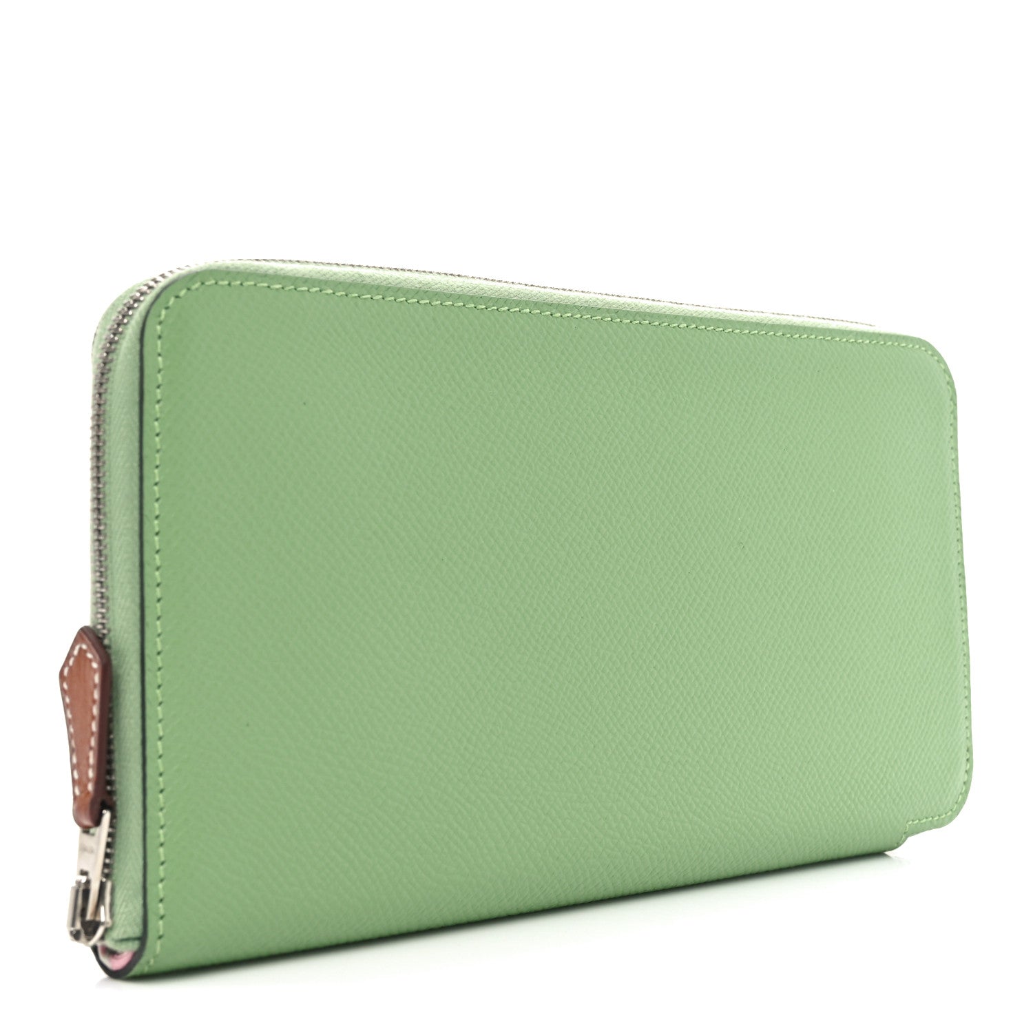 Hermes Epsom Silk'In Wallet Vert Criquet 3 of 7