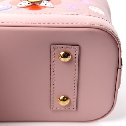 Louis Vuitton Epi Blooming Flowers Alma BB Rose Ballerine 9 of 12