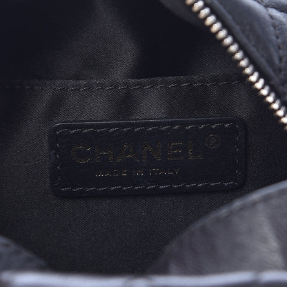 Chanel Lambskin Quilted Small Hobo Black 6 of 20