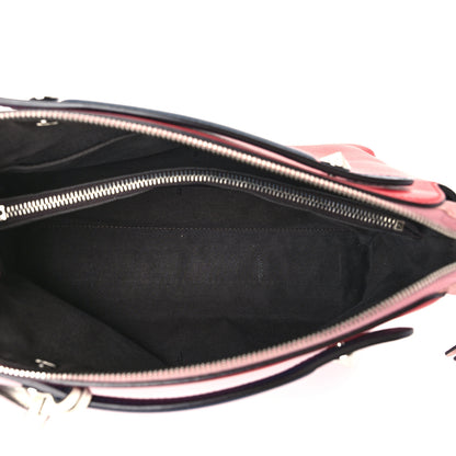 Fendi Vitello Dolce 4 Color Medium By The Way Boston Bag Caipiroska Blue Multicolor 5 of 9