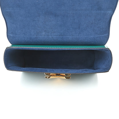 Louis Vuitton Epi Twist Shoulder Bag MM Emeraude Indigo 5 of 8