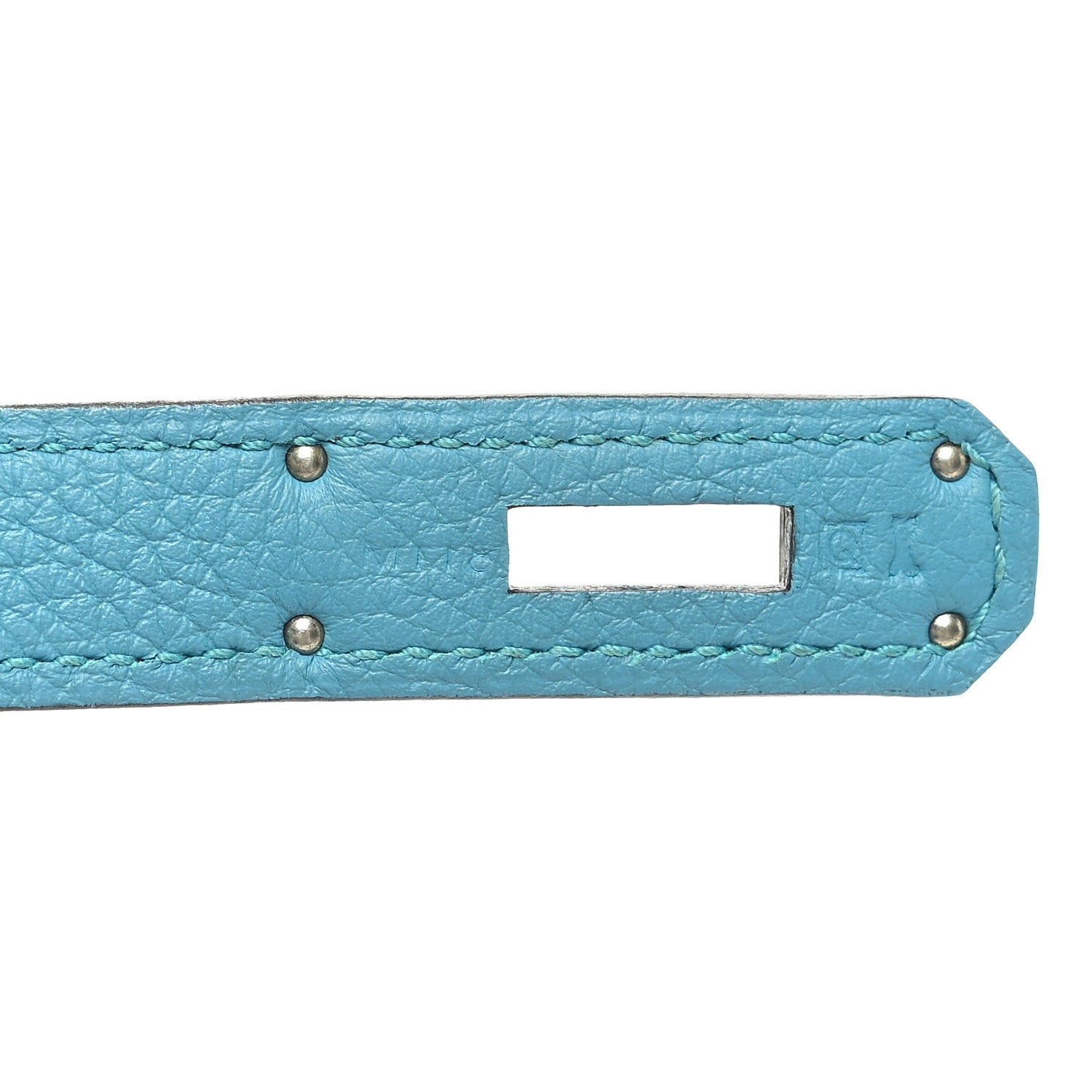 Hermes Togo Kelly Retourne 32 Turquoise 7 of 9