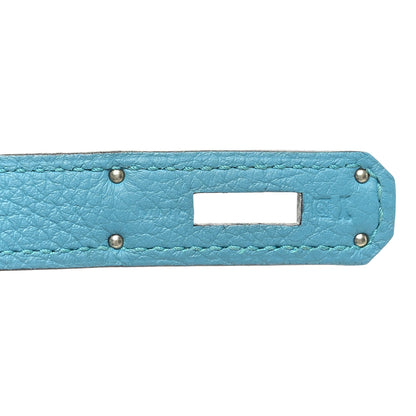 Hermes Togo Kelly Retourne 32 Turquoise 7 of 9