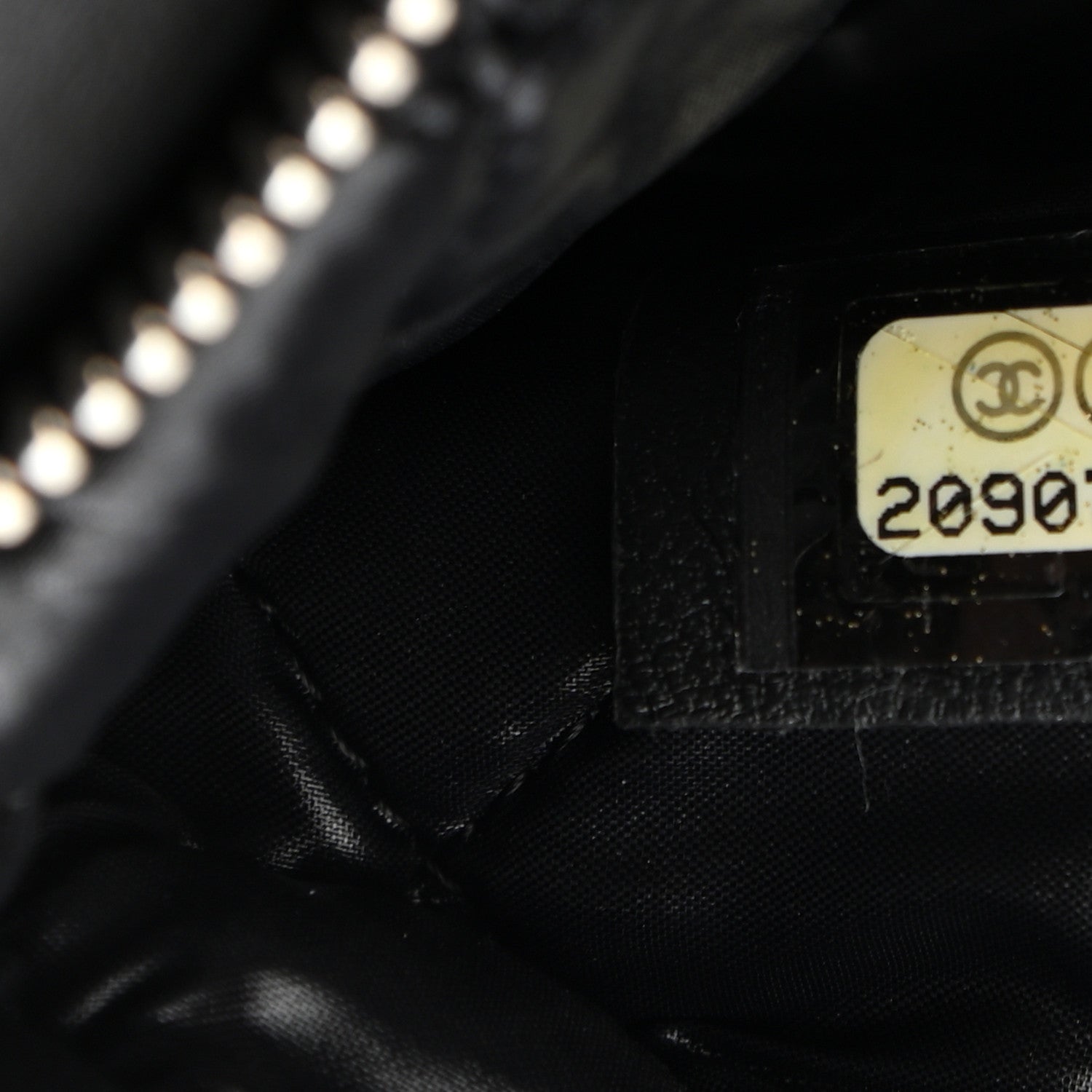 Chanel Lambskin Quilted CC Beauty Clutch Black 8 of 8