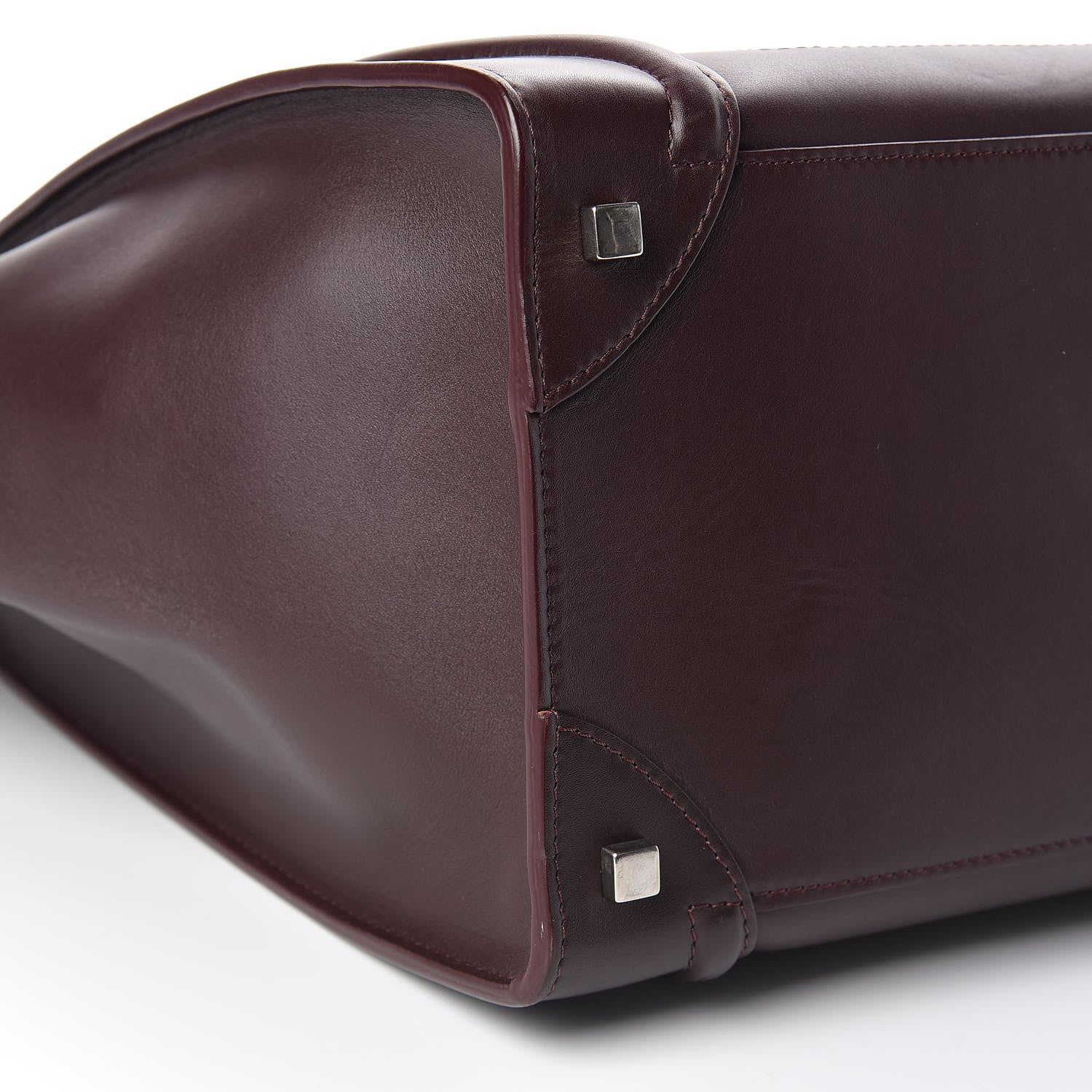 Celine Smooth Calfskin Small Luggage Burgundy 10 of 17