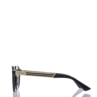 Gucci Acetate Mens Sunglasses GG0689S Black Gold 3 of 9