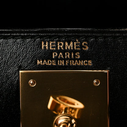 Hermes Box Kelly Retourne 28 Black 6 of 18