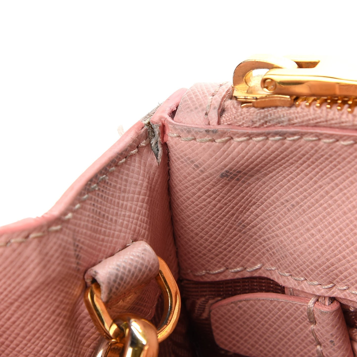 Saffiano Small Galleria Double Zip Tote Orchidea