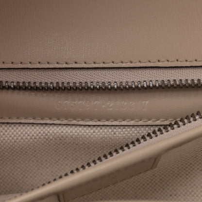 Gucci Boarded Dyana Lux Calfskin Web Small Bamboo 1947 Top Handle Bag Oatmeal 7 of 11
