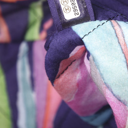 Chanel Canvas Quilted Jungle Jeans Flap White Multicolor 7 of 10