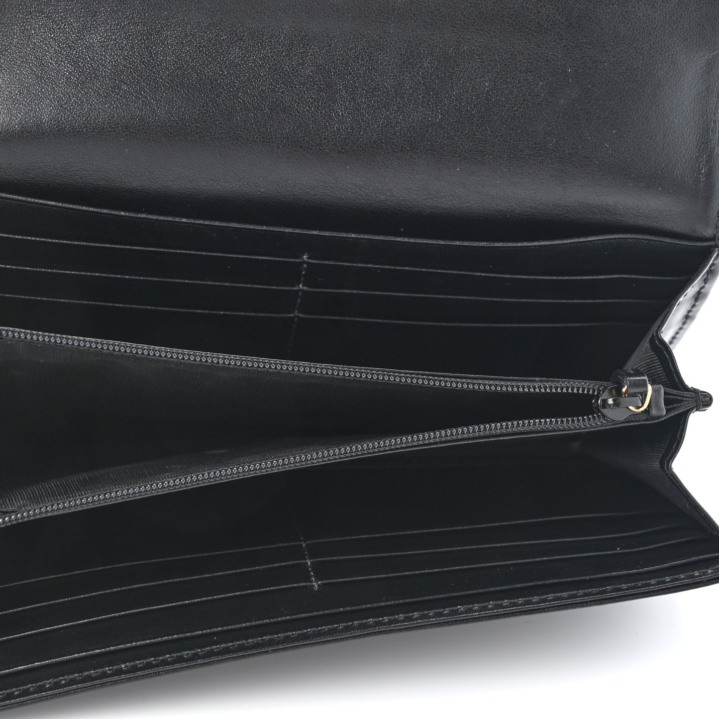 Calfskin Matelasse GG Marmont Continental Wallet Black