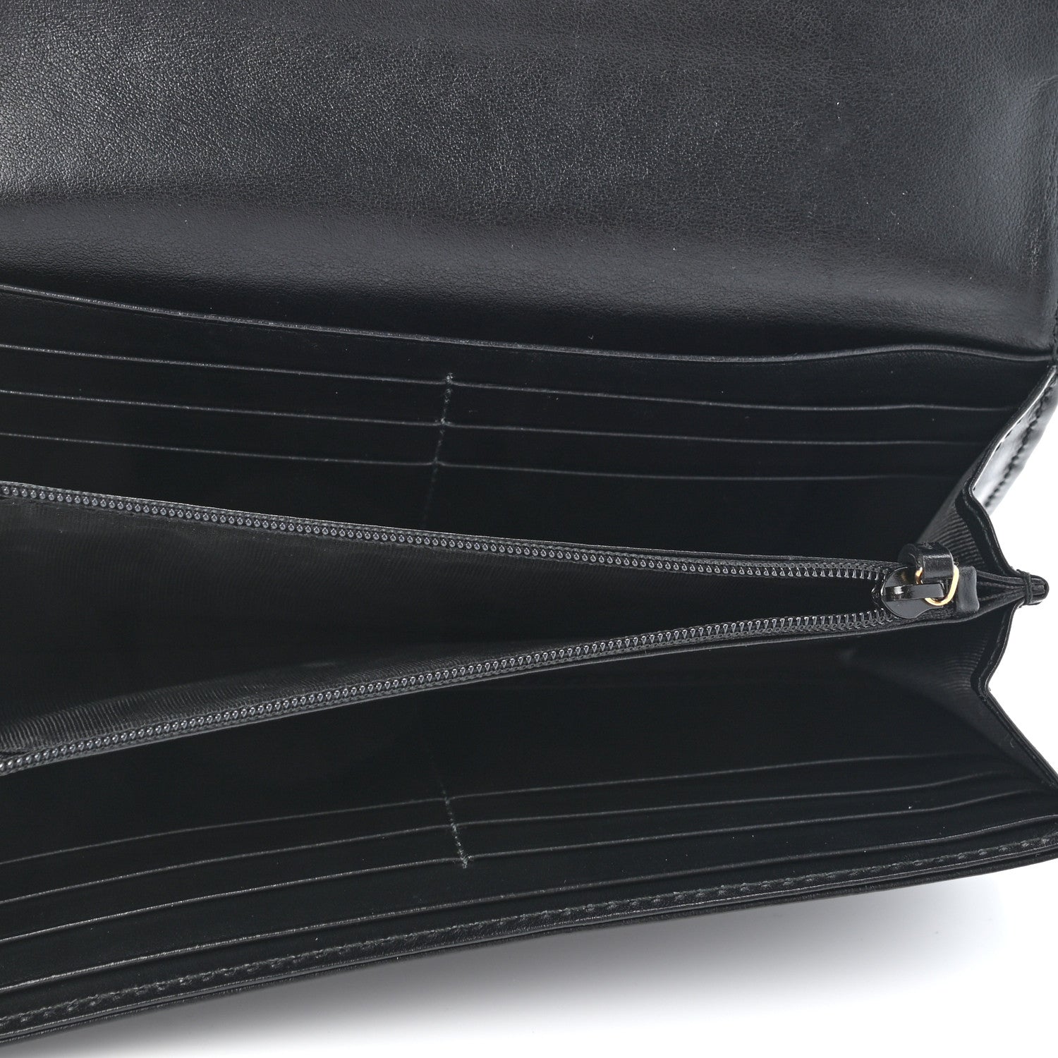 Gucci Calfskin Matelasse GG Marmont Continental Wallet Black 5 of 8