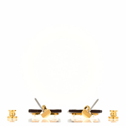 Hermes Swift As De Coeur Earrings Etoupe 3 of 5