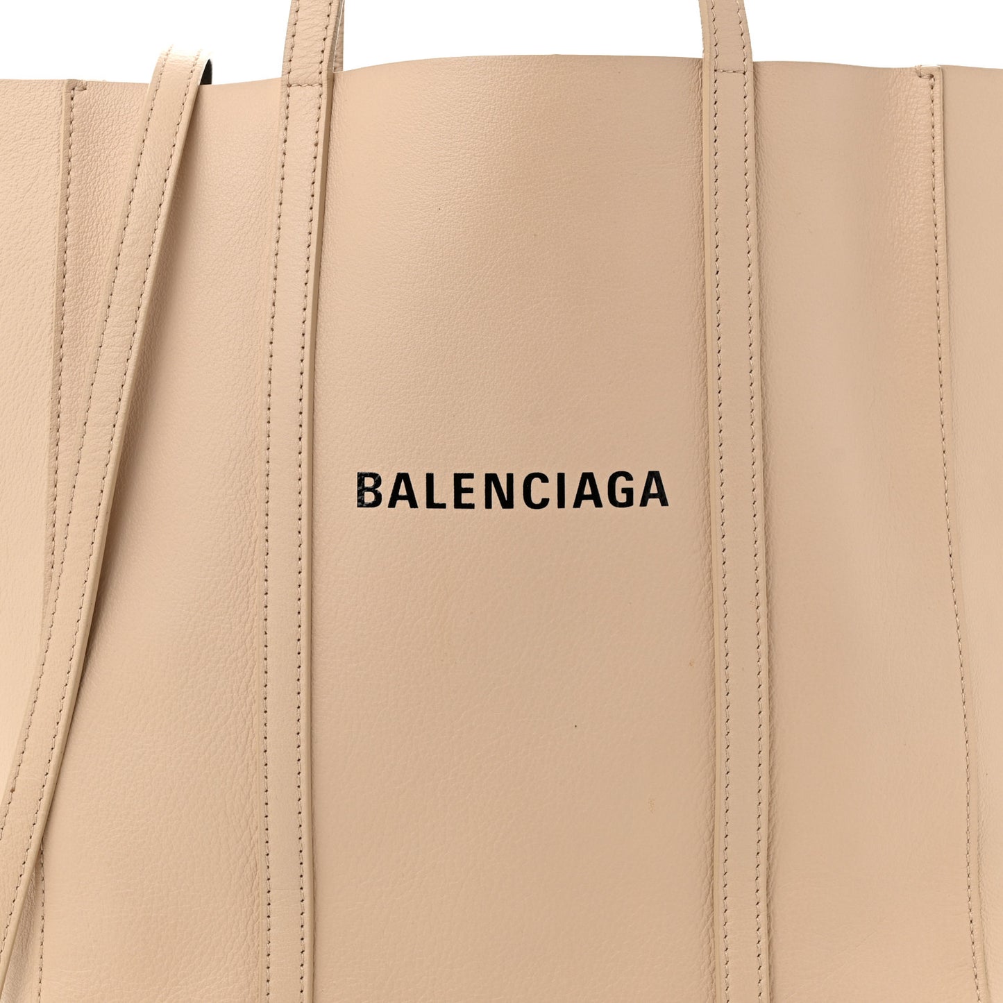 Calfskin XS Everyday Tote Light Beige Black