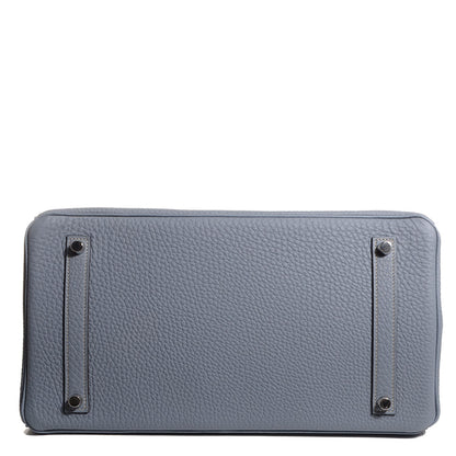 Hermes Togo Birkin 35 Bleu Lin 5 of 20