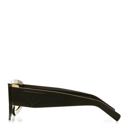 Prada Acetate Shield Sunglasses SPR D10 Oliva 3 of 7