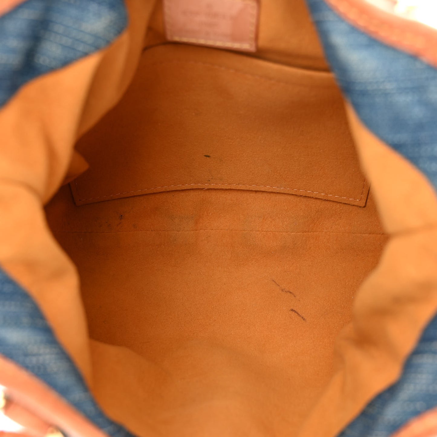 LOUIS VUITTON Monogram Denim Pleaty Blue