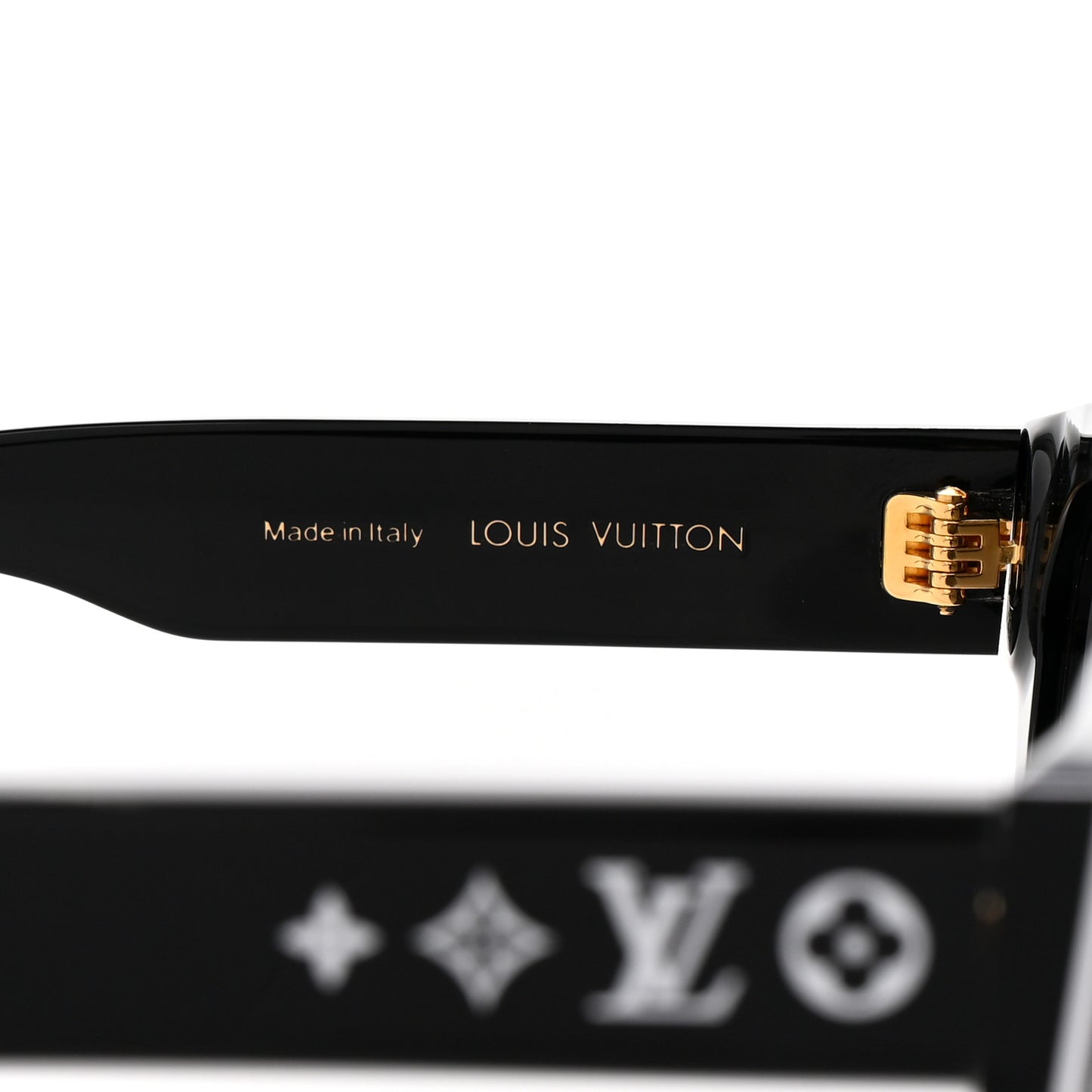 Acetate LV Line Cat Eye Sunglasses Z2686U Black