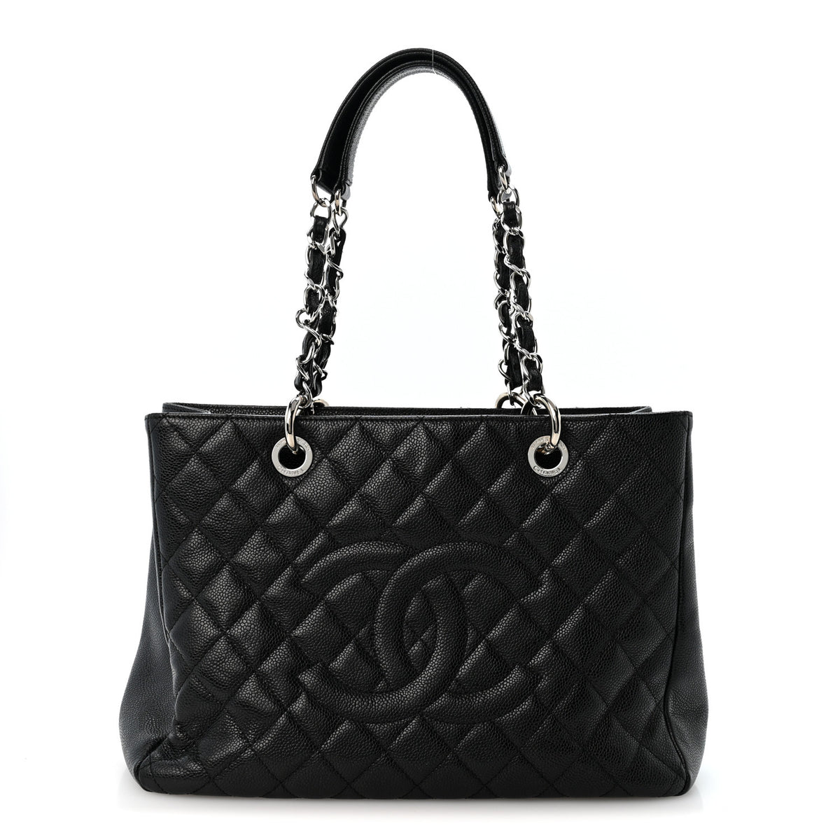 Chanel Caviar Quilted Grand Shopping Tote GST Black 1 of 14