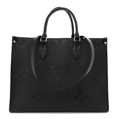 Louis Vuitton Empreinte Monogram Giant OnTheGo MM Black 1 of 11