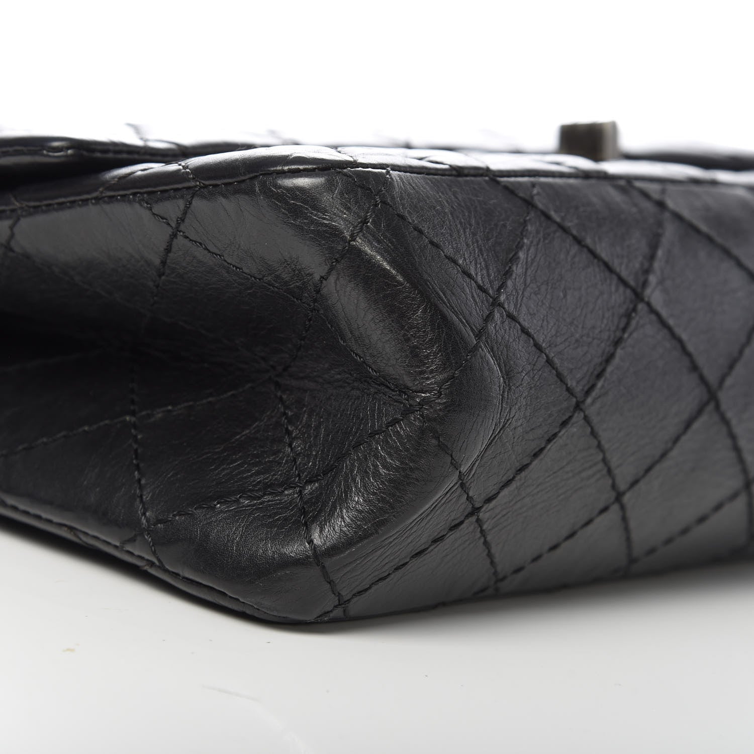 Chanel Aged Calfskin Quilted 2.55 Reissue 226 Flap Black 9 of 12