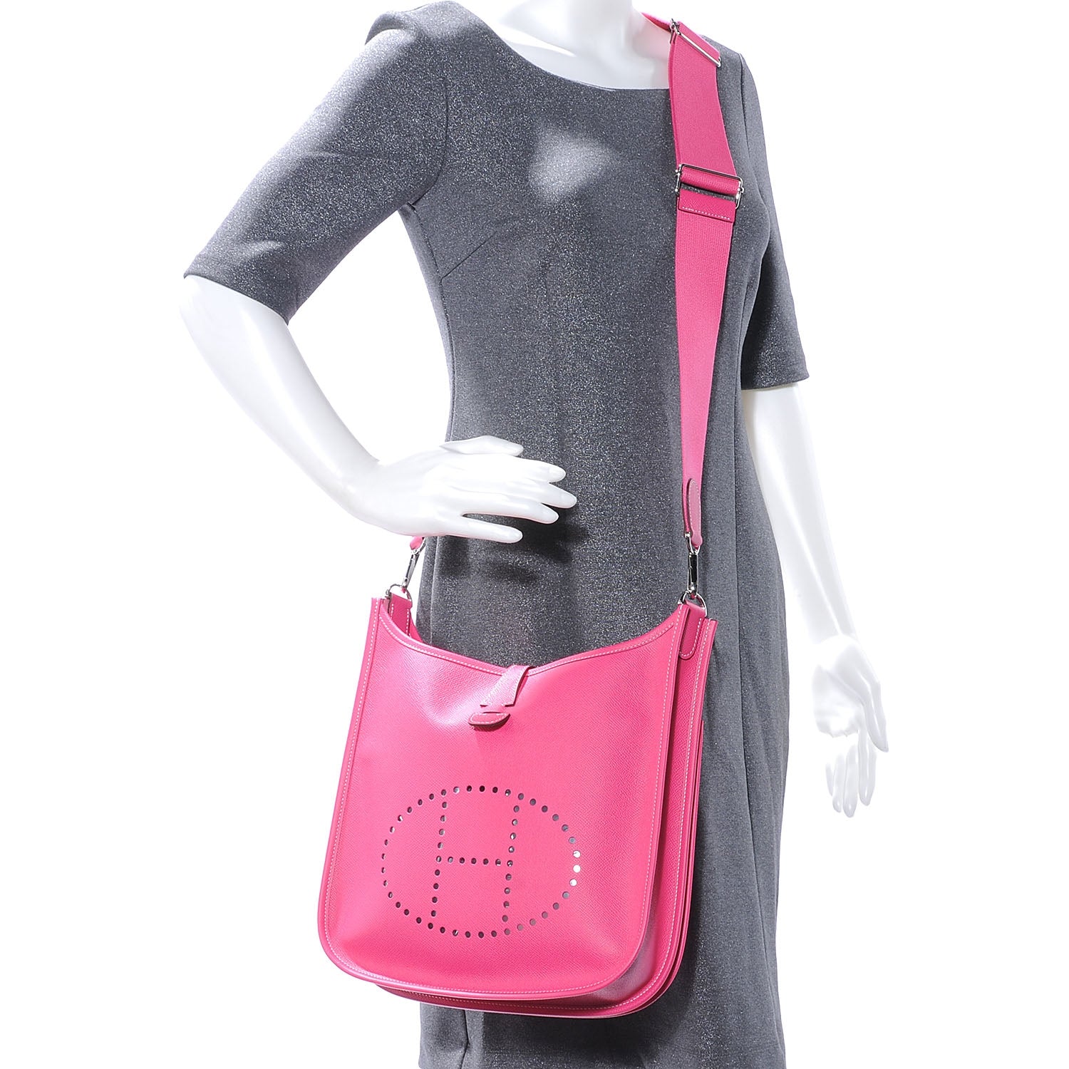 Hermes Epsom Evelyne III PM Rose Tyrien 2 of 8