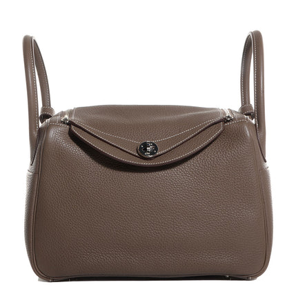 Hermes Taurillon Clemence Lindy 30 Etoupe 1 of 14