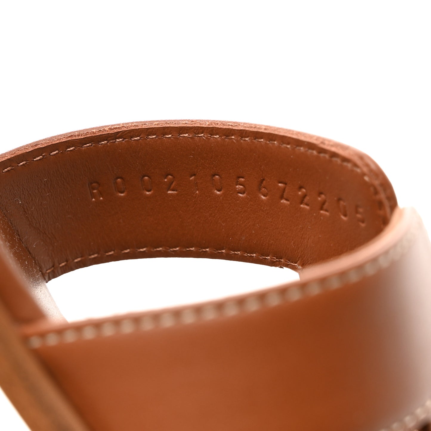 Box Calfskin Oran Sandals 37 Gold