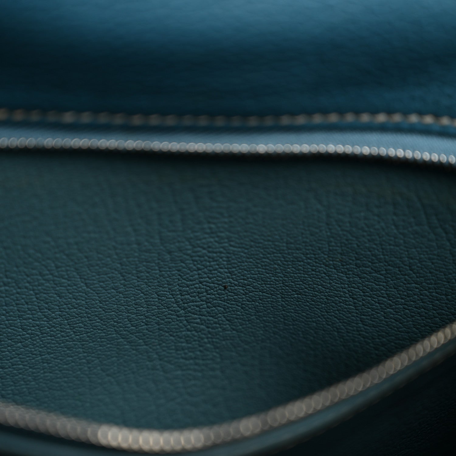 Hermes Taurillon Clemence Kelly Retourne 28 Bleu Jean 11 of 16