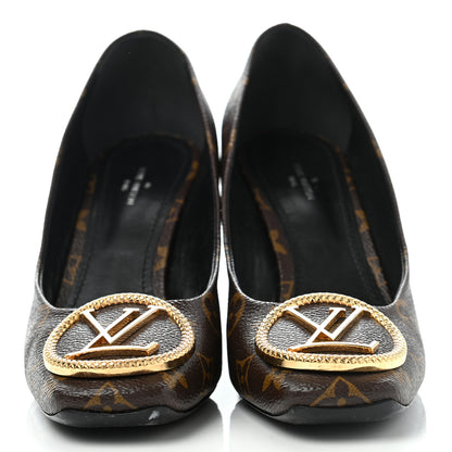 Louis Vuitton Monogram Madeleine Pumps 39.5 2 of 8