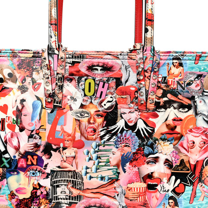 Christian Louboutin Patent Calfskin Small Oh Xtian Cabata Tote Red 8 of 10