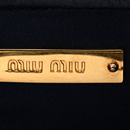 Miu Miu Nappa Matelasse Lux Shoulder Bag Bleuette 7 of 13