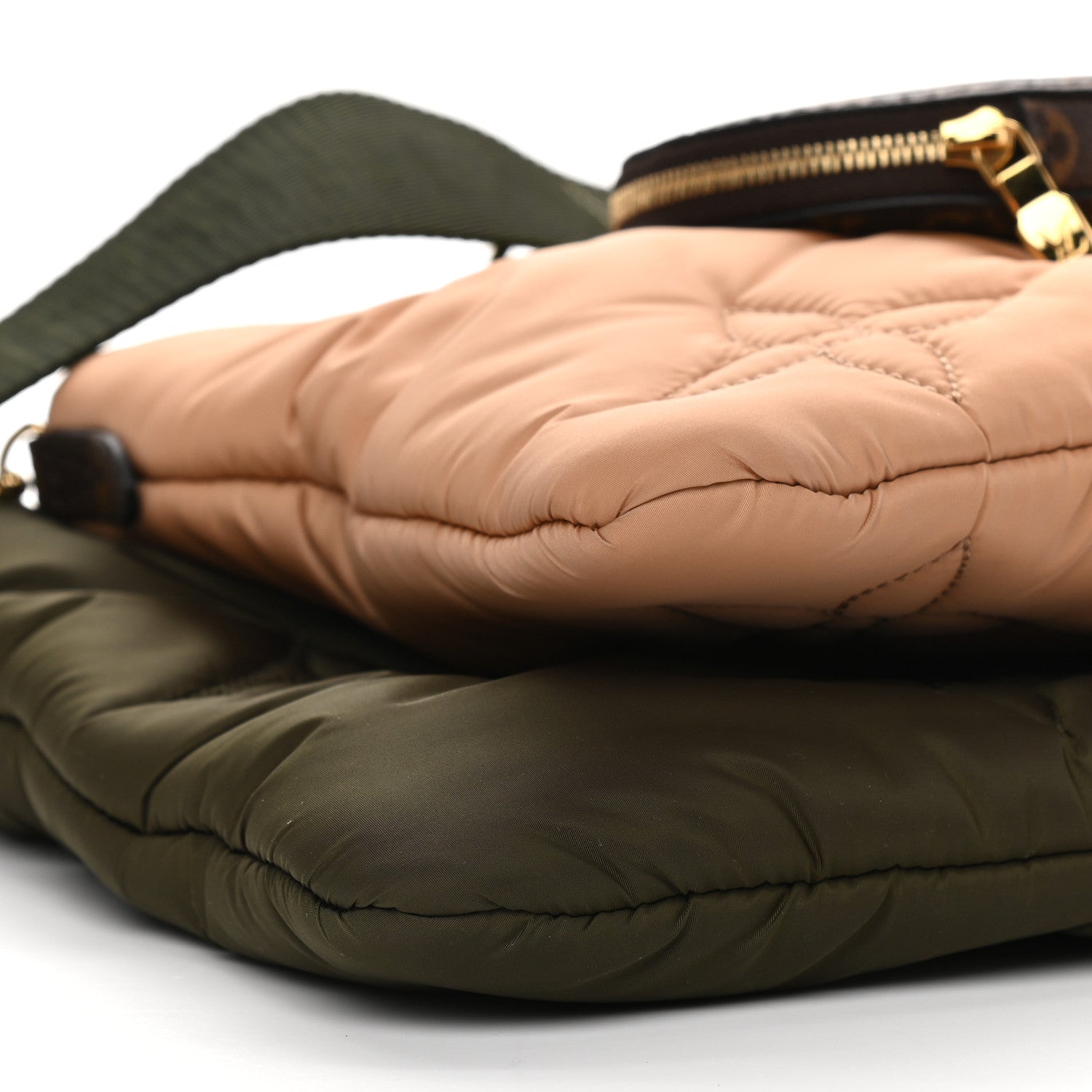 Louis Vuitton Econyl Monogram Pillow Maxi Multi Pochette Accessories Kaki Beige 8 of 9