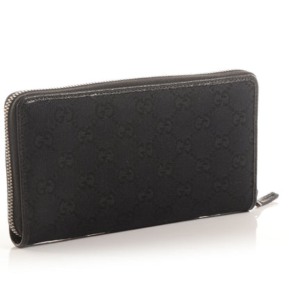 Gucci Monogram Zip Around Wallet Black 2 of 6