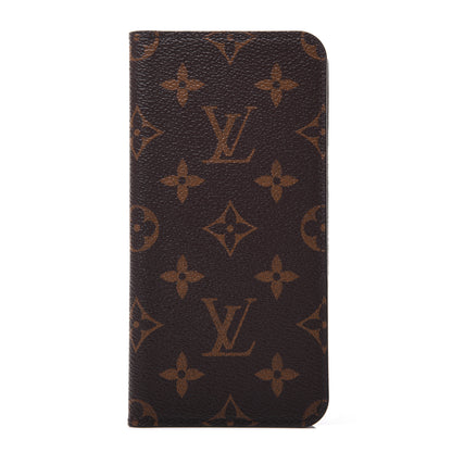 Louis Vuitton Monogram iPhone XS Max Folio Case 1 of 10