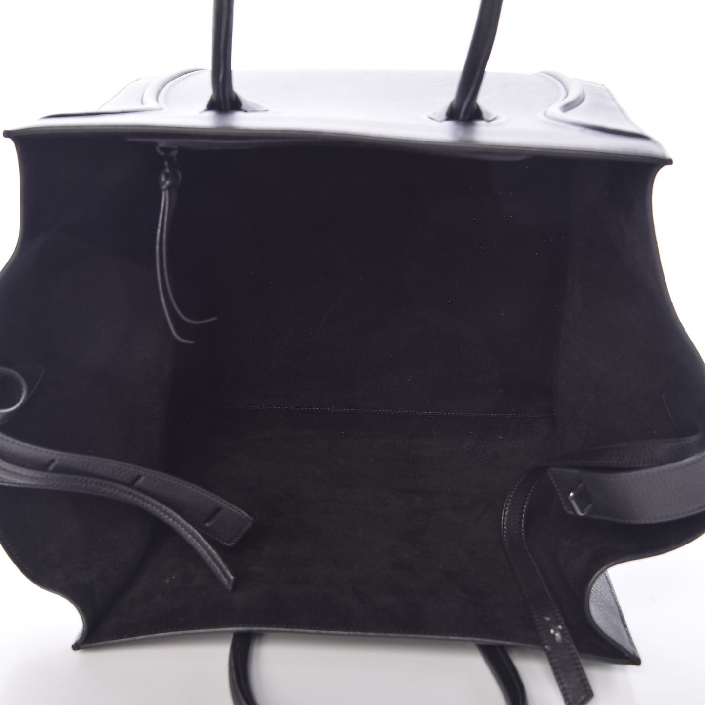 Supple Calfskin Medium Phantom Luggage Black