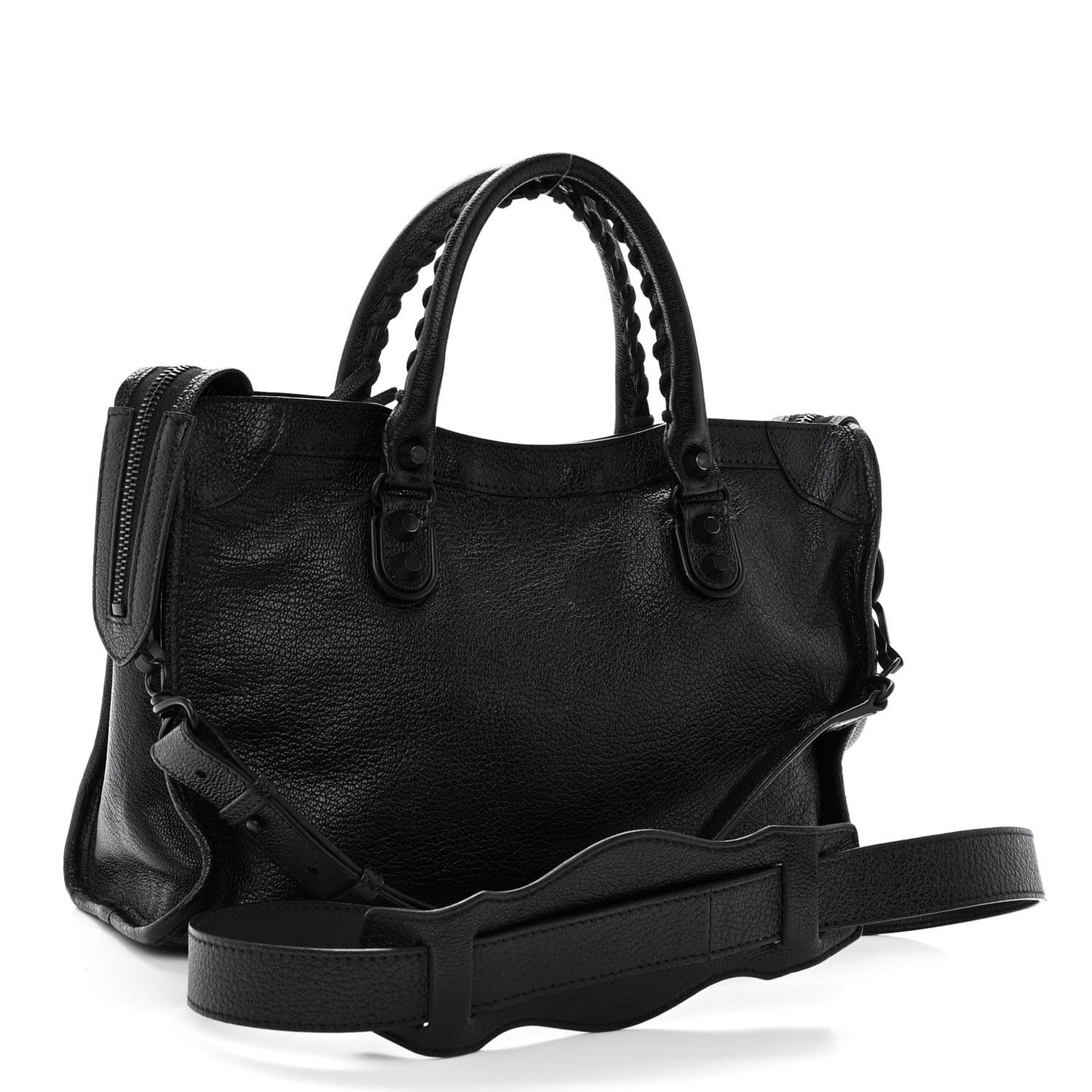 Chevre Black Metallic Edge Hardware S City Black